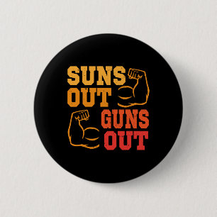 Zonnen uit Pistolen uit spieren bodybuilding gewic Ronde Button 5,7 Cm