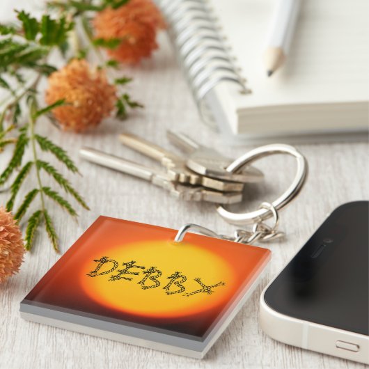 Zonnenaam Sleutelhanger (Voorkant Rechts)