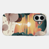 Zonneondergang Strand Schelpen Case-Mate iPhone Case (Achterkant (horizontaal))