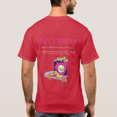 Zonneongeval GRAPPIGE Foodie Pizza Fries Chips man T-shirt (Achterkant)