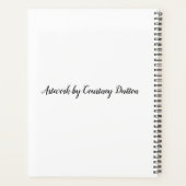 Zonneontwerp palmboom - Planner (Achterkant)