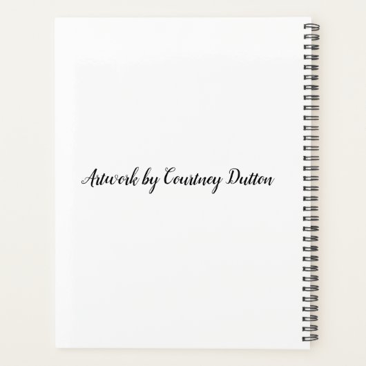 Zonneontwerp palmboom - Planner (Achterkant)