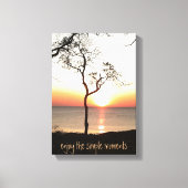 Zonneopdruk van de levensprijs canvas afdruk (Voorkant)