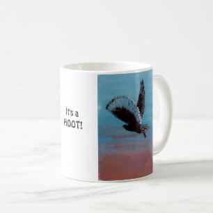 Zonneopend Owl Schilderen "het is een hoer"! Koffiemok