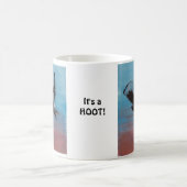 Zonneopend Owl Schilderen "het is een hoer"! Koffiemok (Center)