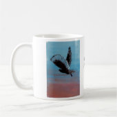 Zonneopend Owl Schilderen "het is een hoer"! Koffiemok (Links)