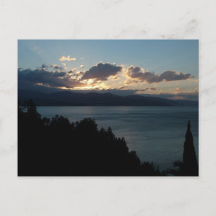 Zonneopgang aan de Costa del Cilento briefkaart