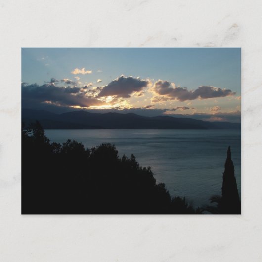 Zonneopgang aan de Costa del Cilento briefkaart (Voorkant)