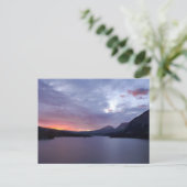 Zonneopgang bij het meer St. Mary Briefkaart (Staand voorkant)