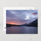 Zonneopgang bij het meer St. Mary Briefkaart (Voorkant / Achterkant)