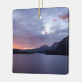 Zonneopgang bij het meer St. Mary Keramisch Ornament (Links)