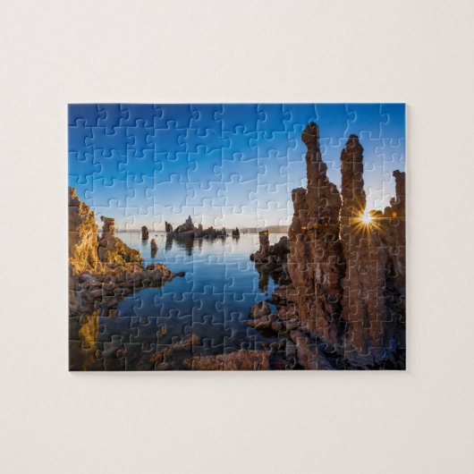 Zonneopgang bij het Mono-meer in Californië Legpuzzel (Horizontaal)