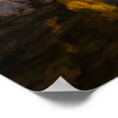 Zonneopgang bij het Mono-meer in Californië Poster (Hoek)