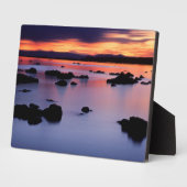 Zonneopgang bij Mono Lake's Black Point Fotoplaat (Zijkant)