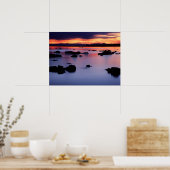 Zonneopgang bij Mono Lake's Black Point Poster (Keuken)