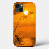 Zonneopgang door het gras Case-Mate iPhone case (Achterkant)