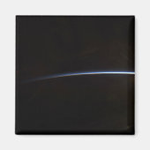 Zonneopgang gezien in de ruimte magneet (Voorkant)