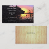 Zonneopgang in de Duck Blind Visitekaartje (Voorkant / Achterkant)