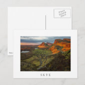 Zonneopgang in de Quiraing-bergen op Skye, Schotla Briefkaart (Voorkant / Achterkant)
