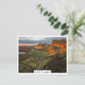 Zonneopgang in de Quiraing-bergen op Skye, Schotla Briefkaart (Staand voorkant)