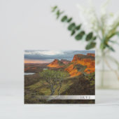 Zonneopgang in de Quiraing-bergen op Skye, Schotla Briefkaart (Staand voorkant)