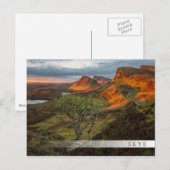Zonneopgang in de Quiraing-bergen op Skye, Schotla Briefkaart (Voorkant / Achterkant)