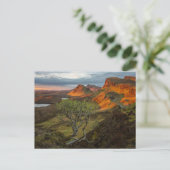 Zonneopgang in de Quiraing-bergen op Skye, Schotla Briefkaart (Staand voorkant)