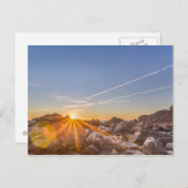 Zonneopgang in de strandbedekking in Florianópolis Briefkaart (Voorkant / Achterkant)