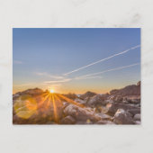 Zonneopgang in de strandbedekking in Florianópolis Briefkaart (Voorkant)