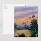 Zonneopgang op de Everglades Briefkaart (Voorkant / Achterkant)