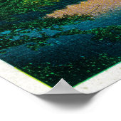 Zonneopgang op de Mount Adams van het meer van Tro Poster (Hoek)