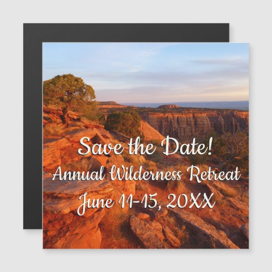 Zonneopgang op het grote Uitzicht spoor bij het CO (Voorkant / Achterkant)