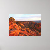 Zonneopgang op het grote Uitzicht spoor bij het CO Canvas Afdruk (Voorkant)