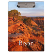 Zonneopgang op het grote Uitzicht spoor bij het CO Klembord (Voorkant)