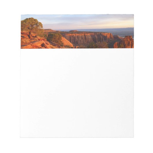 Zonneopgang op het grote Uitzicht spoor bij het CO Notitieblok (Voorkant)