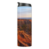 Zonneopgang op het grote Uitzicht spoor bij het CO Thermosbeker (Geroteerd rechts)