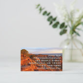 Zonneopgang op het grote Uitzicht spoor bij het CO Visitekaartje (Staand voorkant)