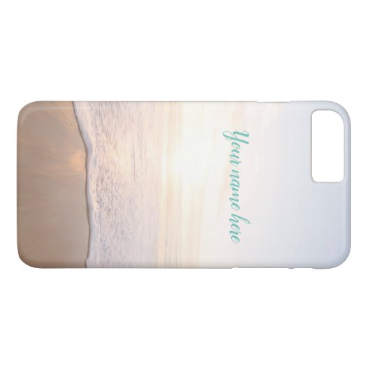 Zonneopgang op het strand Case-Mate iPhone case (Achterkant (Horizontaal))