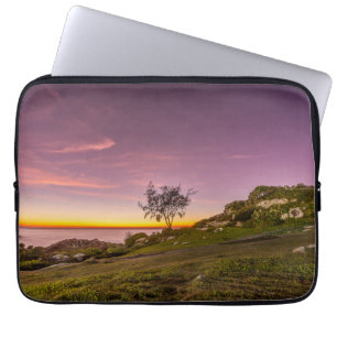 Zonneopgang op het strand in Florianopolis Laptop Sleeve