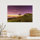 Zonneopgang op het strand in Florianopolis Poster (Keuken)