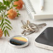 Zonneopje bij Clingman's Dome - Grote Smoky Mounta Sleutelhanger (Zijkant)