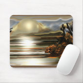 Zonneopje op de Abstracte zuidwestelijke woestijn Muismat (Met muis)