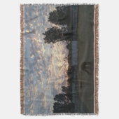 Zonneopje op het Boerderij Throw Blanket Deken (Voorkant Verticaal)