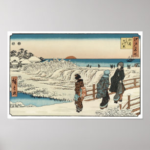 Zonneopje op Nieuwjaarsdag, Hiroshige Poster
