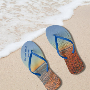 Zonneopje over het Surf! Hilton Head Island SC Teenslippers