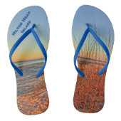 Zonneopje over het Surf! Hilton Head Island SC Teenslippers (Voetbed)