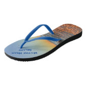 Zonneopje over het Surf! Hilton Head Island SC Teenslippers (Schuin)