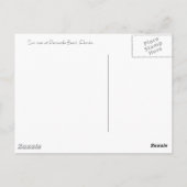 Zonneopje van het briefkaart van de Pensacola Beac (Achterkant)