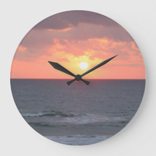Zonneopkomst bij de Beach Wall klok