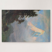 Zonneopkomst bij de Matterhorn, Albert Bierstadt Legpuzzel (Horizontaal)